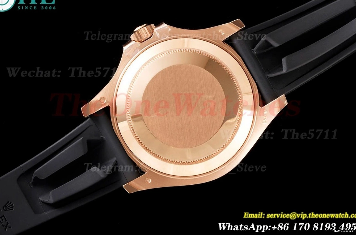 126655 VR3235 RG RU C+S Black Yacht-Master 40mm Dot 0101